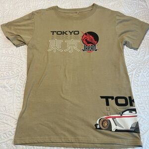 Launder Beige Graphic T-Shirt